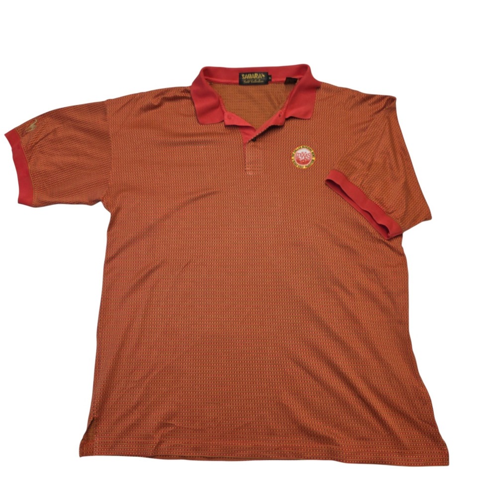 Sahara Gold Collection Dallas Morning News Texas Cup Golf‎ Polo XL